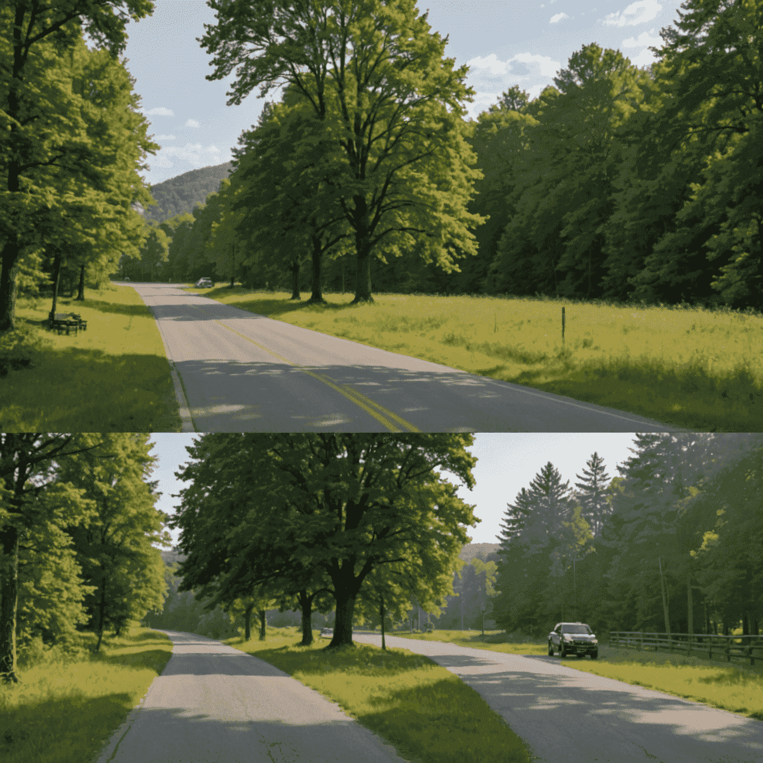 Side-by-side comparison of a video before and after background removal